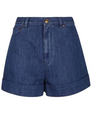 Valentino Garavani Denim Shorts - Blue