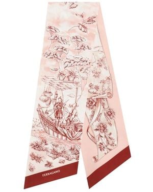Ferragamo Silky Scarves - Rosa