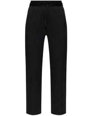 Isabel Marant Schwarze Kendry Hose Mit Kordelzug