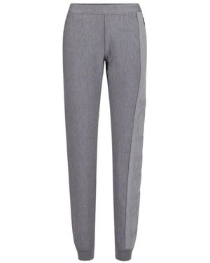 Iceberg Broeken ,Grijs ,Wol Joggingbroek Van Extrafijne Merinowol