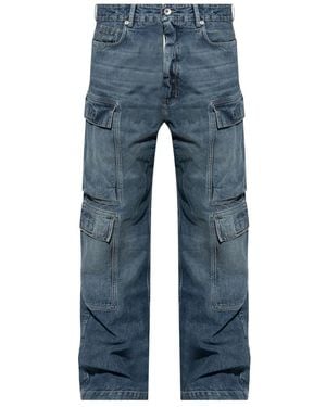 Rick Owens Straight Fit Jeans - Blue