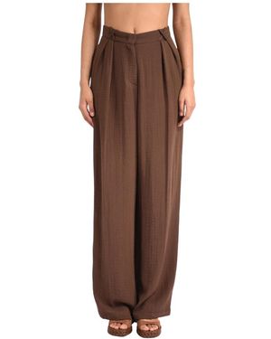 SIMONA CORSELLINI Wijde Broek - Bruin
