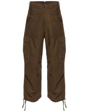 Rhude Wide Trousers - Marrone