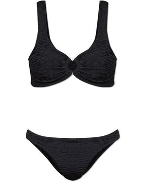 Paramidonna Badmode ,Zwart ,Tweed Irina Tweedelig Zwempak