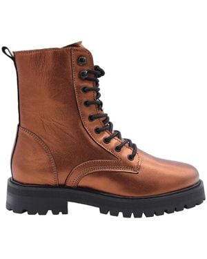Dwrs Label Lace-Up Boots - Marrone