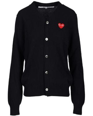 COMME DES GARÇONS PLAY Cardigans - Black
