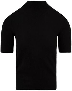 Not Shy Round-Neck Knitwear - Black