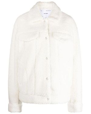Axel Arigato Faux Fur & Shearling Jackets - White