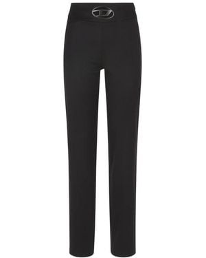 DIESEL Straight Trousers - Black