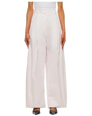 Thelatest Wide Trousers - Purple