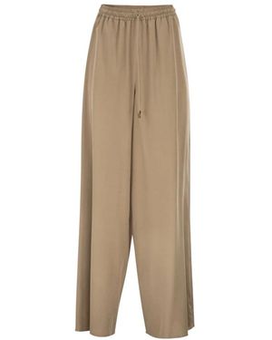 Max Mara Broeken ,Genero Wijde Broek - Naturel