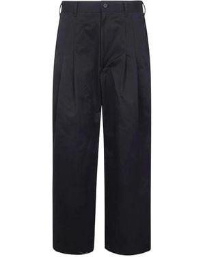 Comme des Garçons Wide Trousers - Blue