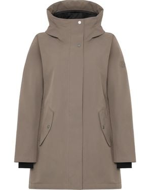 Didriksons Jassen ,Bruin ,Leer Alana Parka