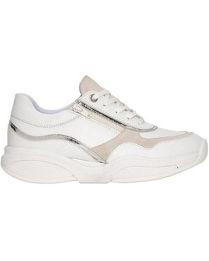 Xsensible Schoenen ,Wit ,Leer Swx 11 Stretchwalker