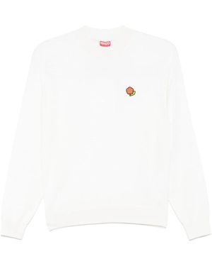 KENZO Round-Neck Knitwear - White