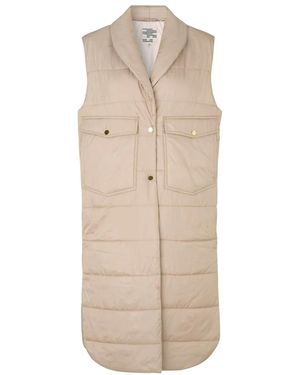 Baum und Pferdgarten Jassen ,Gewatteerd Taupe Vest - Naturel