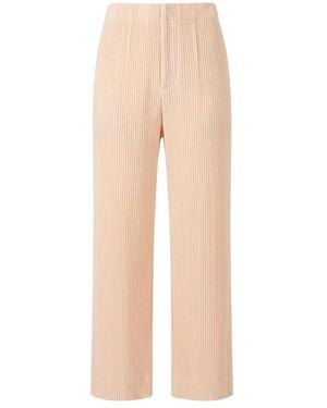 Issey Miyake Wide Trousers - Natural
