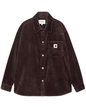 Carhartt Overhemden ,Bruin ,Katoen Bekka Shirt
