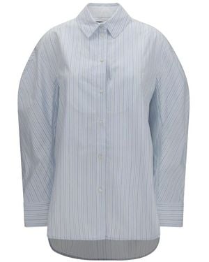 Jacquemus Overhemden ,Blauw ,Katoen Citta Shirt