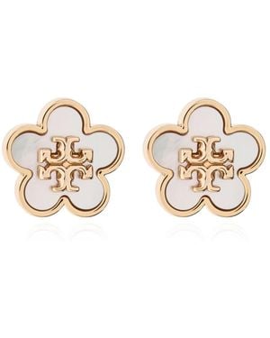 Tory Burch Forget Me Not Stud Oorbellen - Metallic