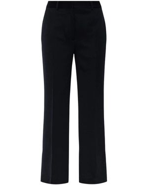 Acne Studios Broeken ,Blauw ,Wol Tailored Wool Stripe Broeken - Zwart
