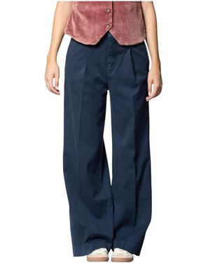 Mason's Wide Trousers - Blue