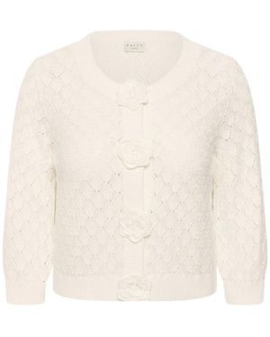 Kaffe Truien & Vesten ,Wit ,Cardigans