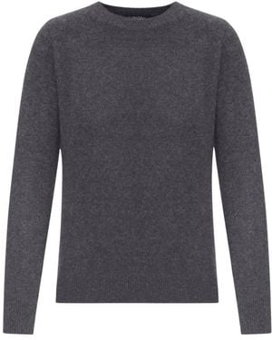 Max Mara Smmvoliera Ronde Hals Gebreid - Grijs