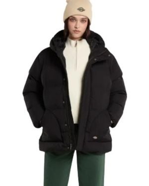 Dickies Eagleville Hooded Puffer - Schwarz