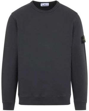 Stone Island Hoodies & Sweatvesten ,Grijs ,Zip-Up Hoodie - Blauw