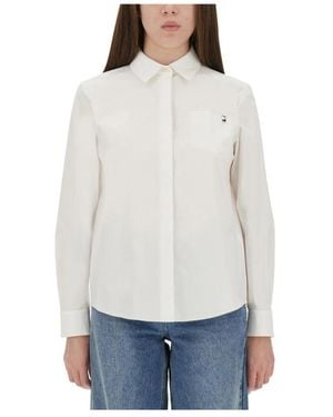 Tory Burch Katoenen Poplin Shirt - Wit