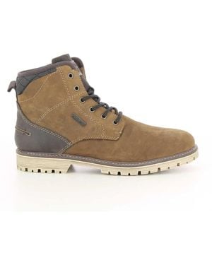 Rieker Braune Herrenschuhe Stilvolles Modell - Grau