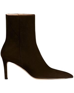 Kiton Stiletto-Absatz Wildleder Stiefeletten - Braun