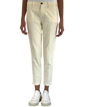 Roy Rogers Slim-Fit Trousers - Neutre
