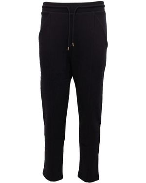 Woolrich Broeken ,Blauw ,Comfort Fleece Trainingsbroeken - Zwart