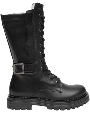 Nero Giardini Lace-Up Boots - Nero