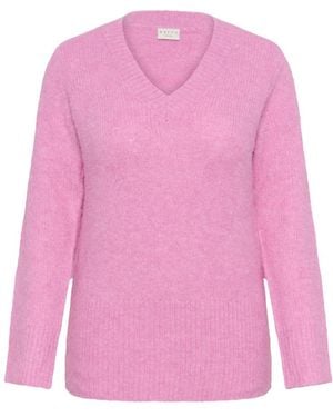 Kaffe Karosie Cardigan - Roze