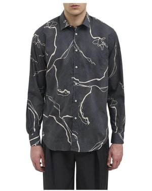 Paura Casual Shirts - Grey