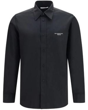 Givenchy Hemdkragen Mit Kurzen Ärmeln - Blau