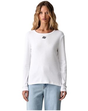 Munthe Long Sleeve Tops - Wit
