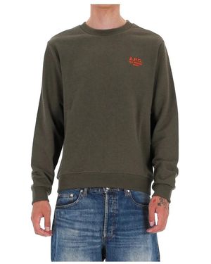 A.P.C. Sweatshirts - Green