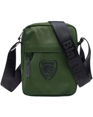 Blauer Crossbody Kameratasche - Grün
