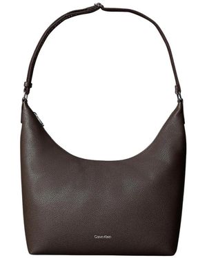 Calvin Klein Shoulder Bags - Gris