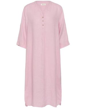 Cream Overhemdjurken - Roze