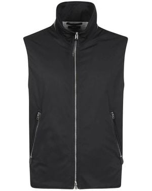 Tom Ford Jassen ,Zwart ,Kasjmier Gilet Met Kasjmier Voering