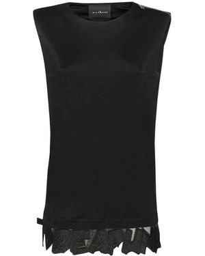 John Richmond Sleeveless Tops - Black