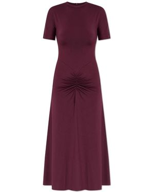 Victoria Beckham Gedrapeerde Jurk - Paars