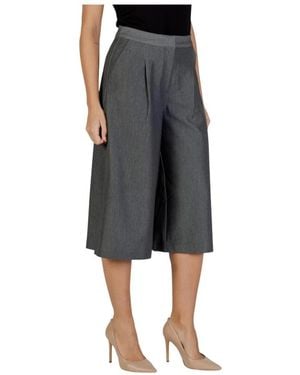 Ichi Cropped Pants - Black