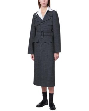 NAMACHEKO Belted Coats - Negro