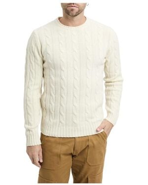 Daniele Fiesoli Round-Neck Knitwear - White
